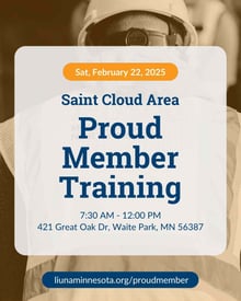 Saint Cloud Area Proud Member Training