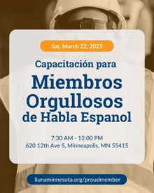 Capacitación para Miembros Orgullosos de Habla Espanol