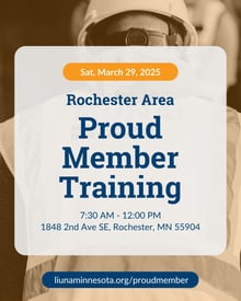 Rochester Area Proud Member Training